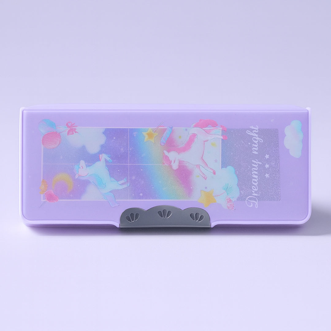 Sun Star Yokopita Hologram, Dreamy Unicorn Compact Pencil Case