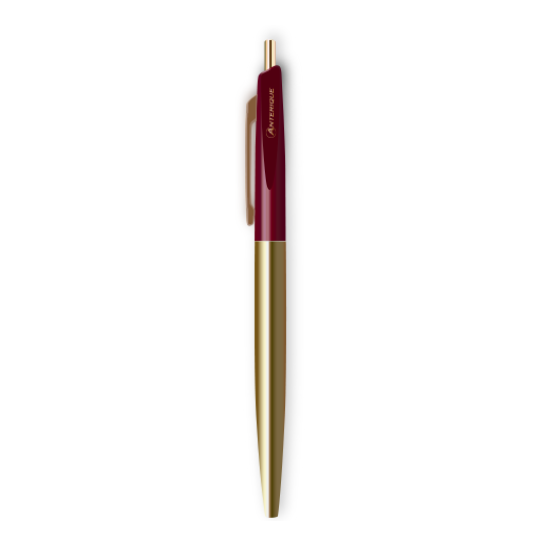 Anterique Brass Oil-based Ballpoint Pen 0.5 - SCOOBOO - BP2-FG - Ball Pen