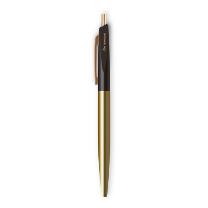 Anterique Brass Oil-based Ballpoint Pen 0.5 - SCOOBOO - BP2-PB - Ball Pen