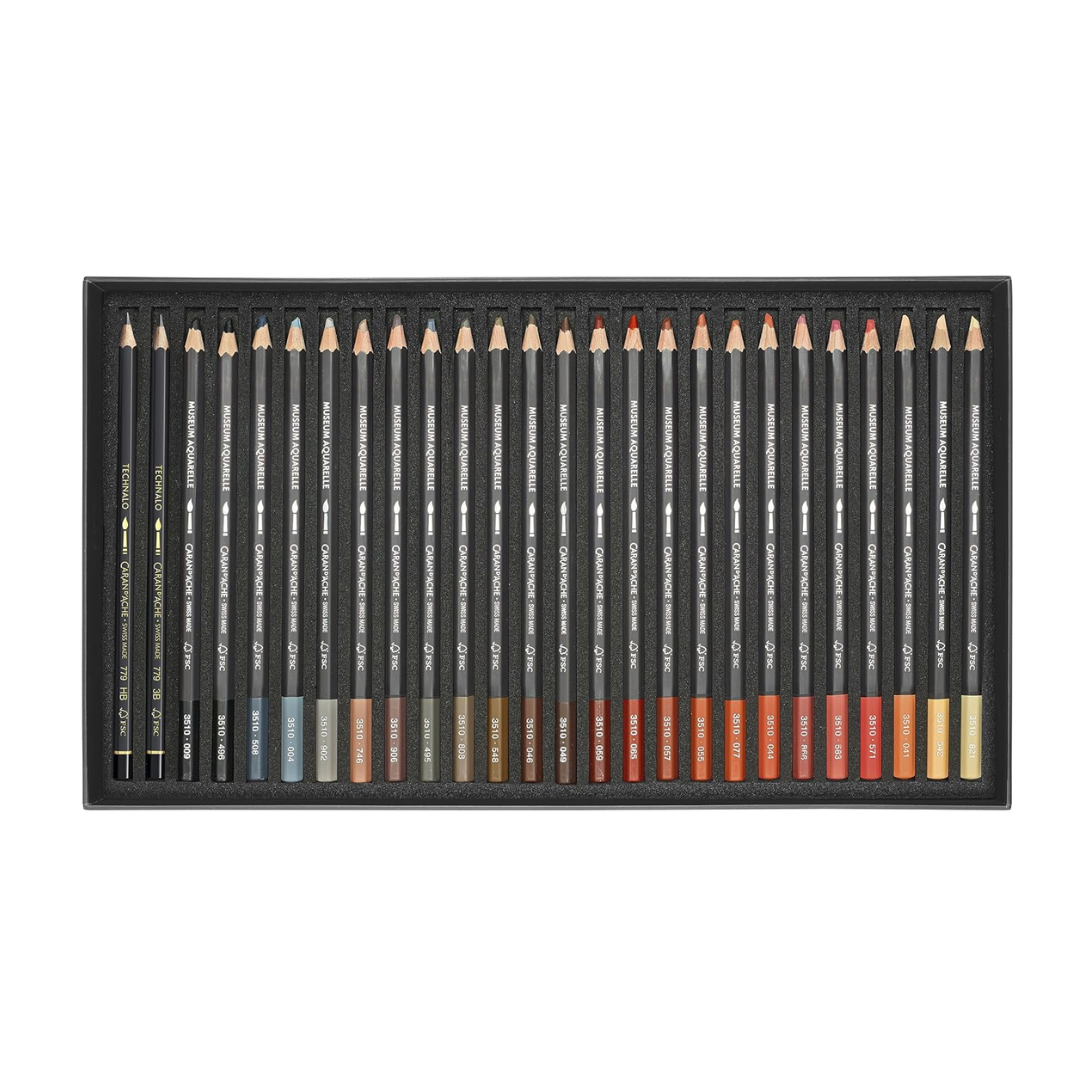 Caran d'ache Museum Aquarelle Standard Color Pencil Set