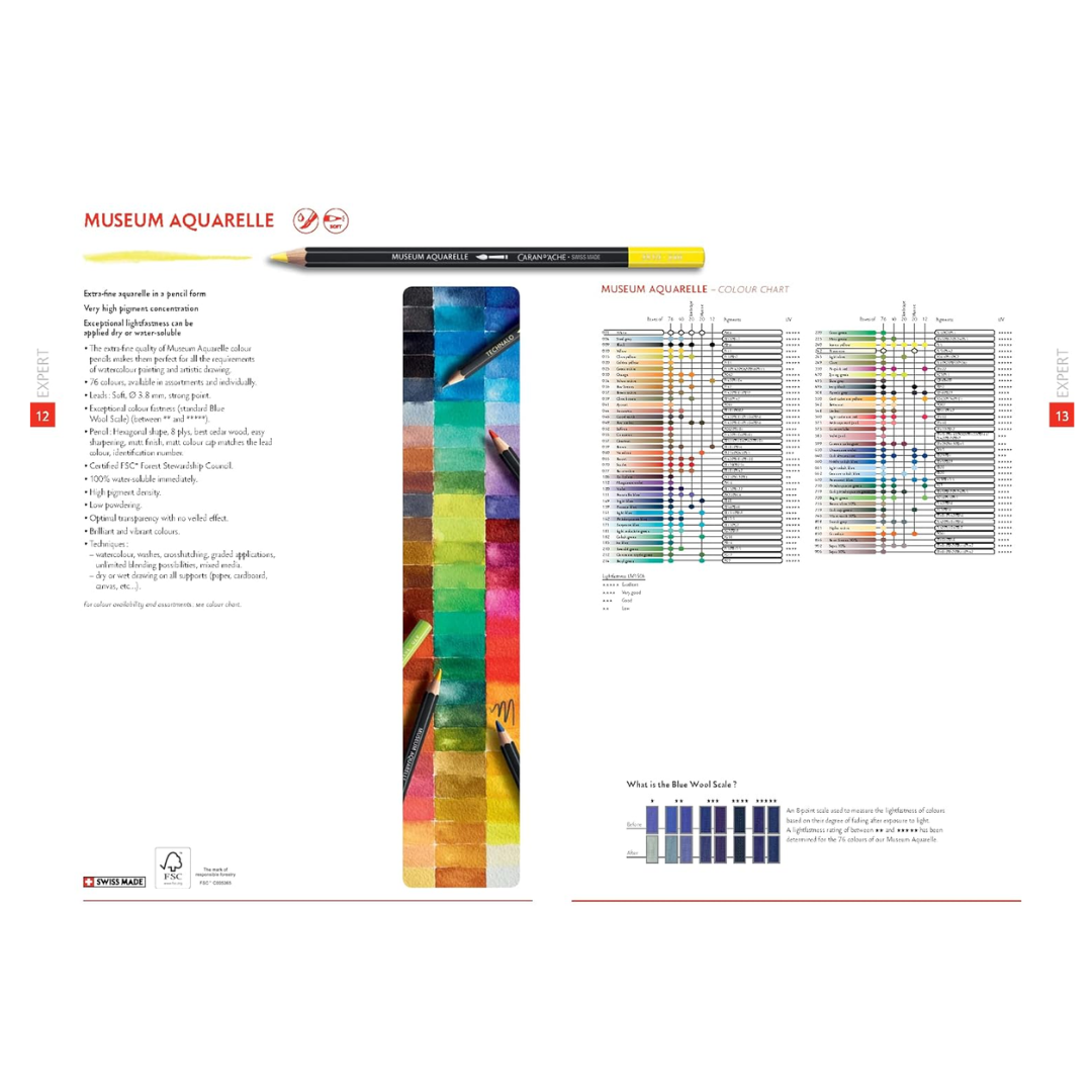 Caran d'ache Museum Aquarelle Standard Color Pencil Set