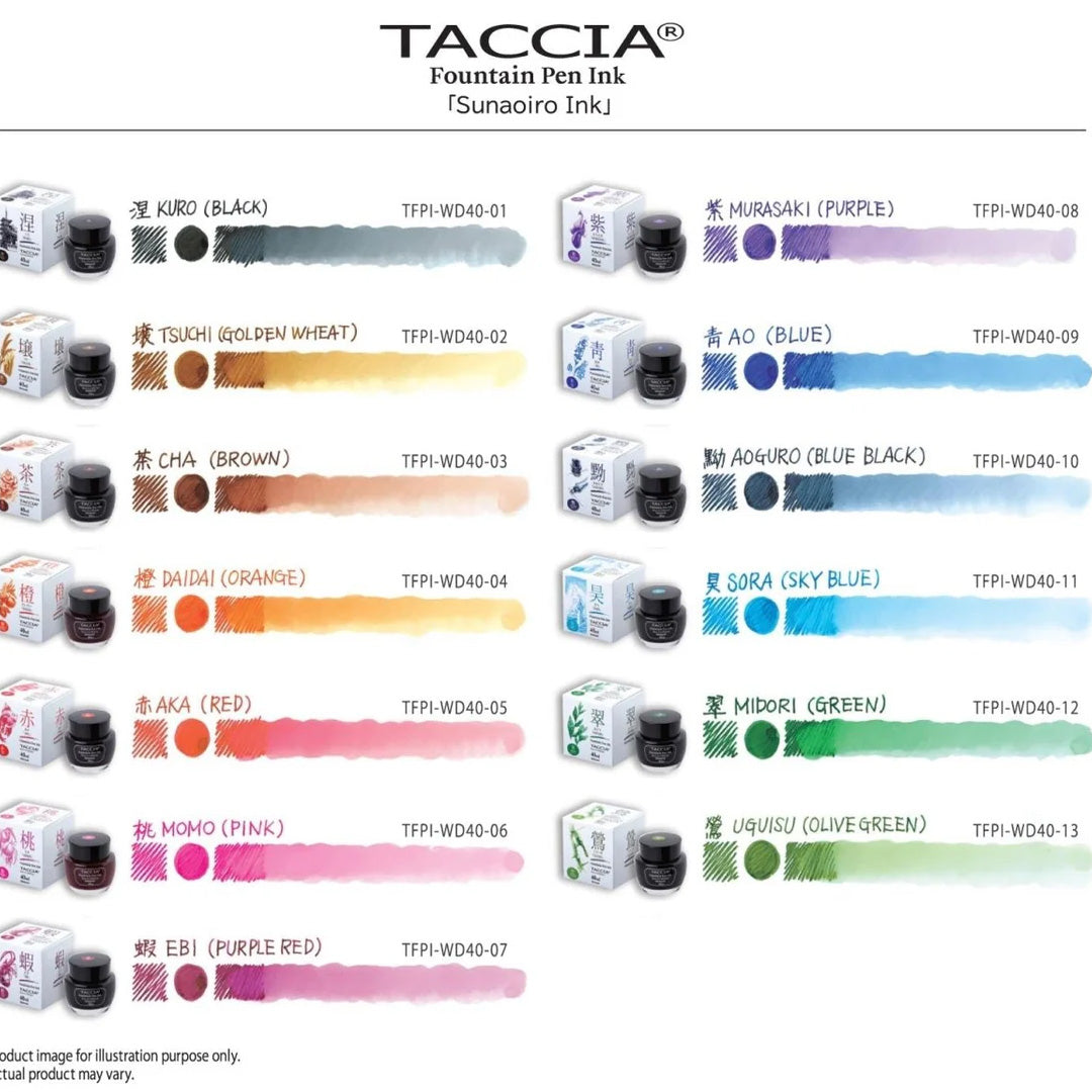 Taccia Sunao-iro Ink Bottle - 40 ML