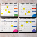 The Art Loom Colorful Year 2026 Calendar