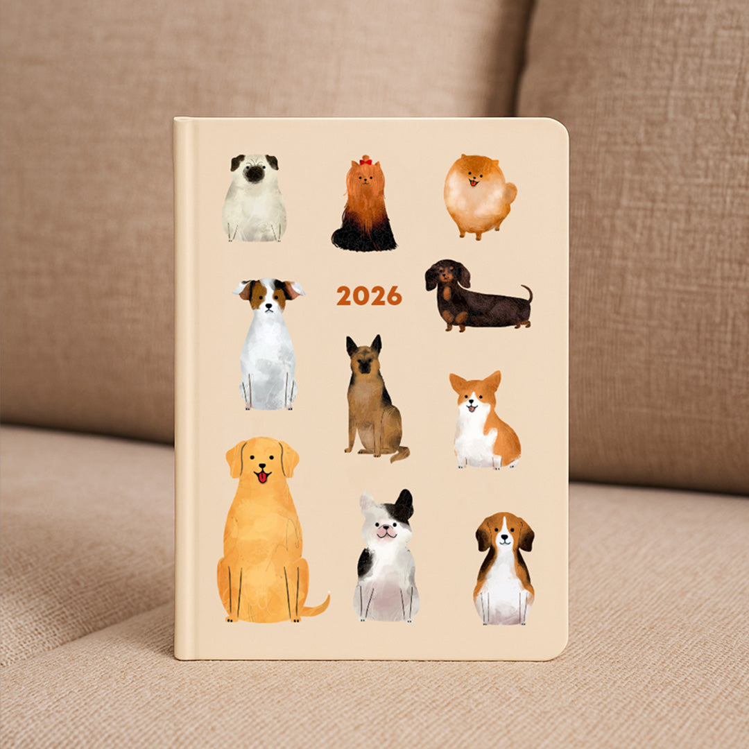 The Art Loom Dog Lovers 2026 Annual Planner