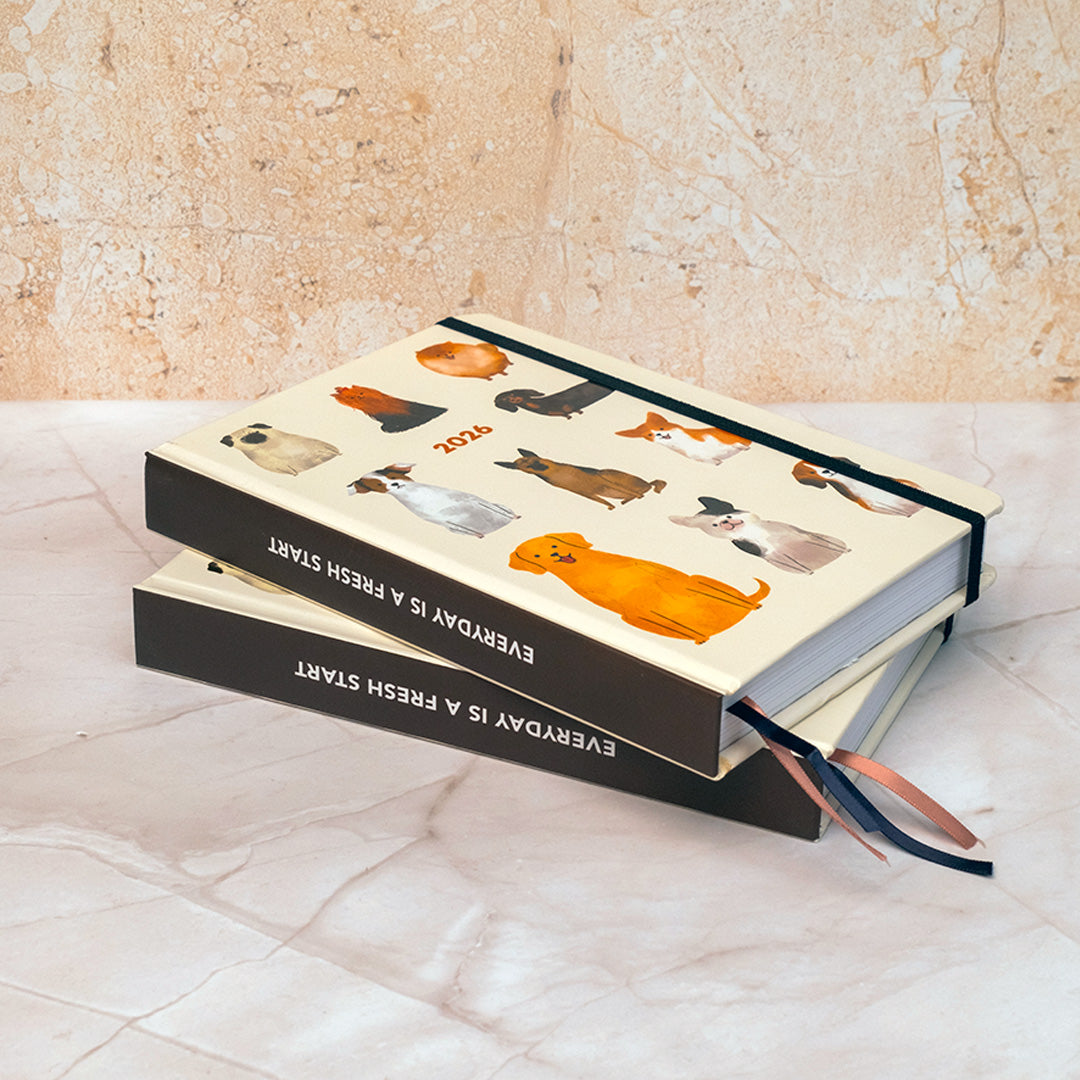 The Art Loom Dog Lovers 2026 Annual Planner