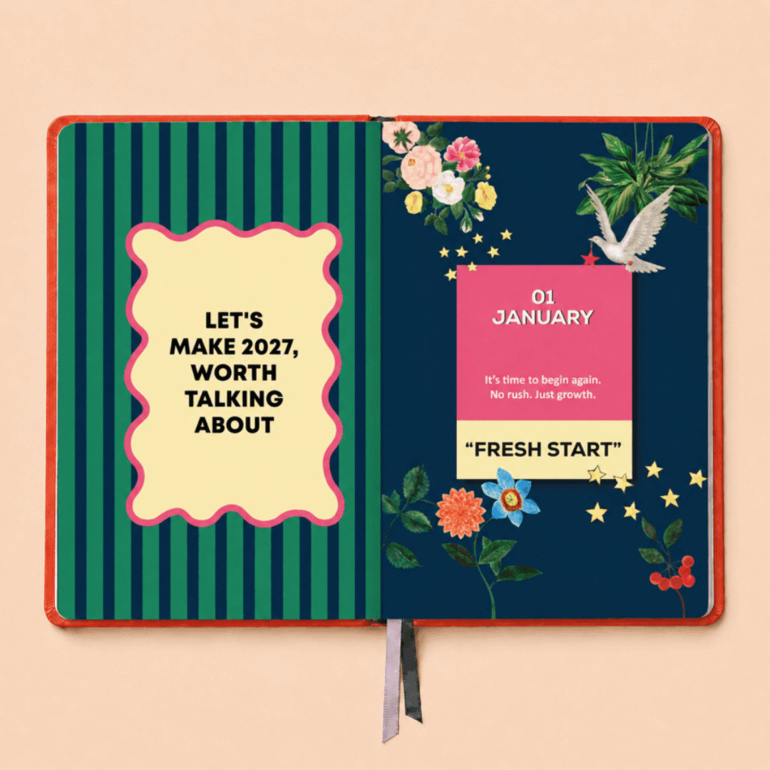 The Art Loom Golden Stars 2027 Annual Planner