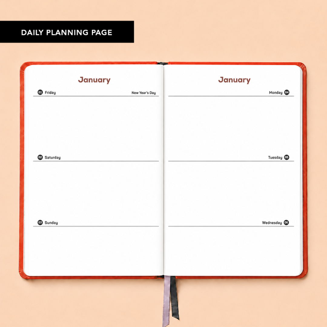 The Art Loom Golden Stars 2027 Annual Planner