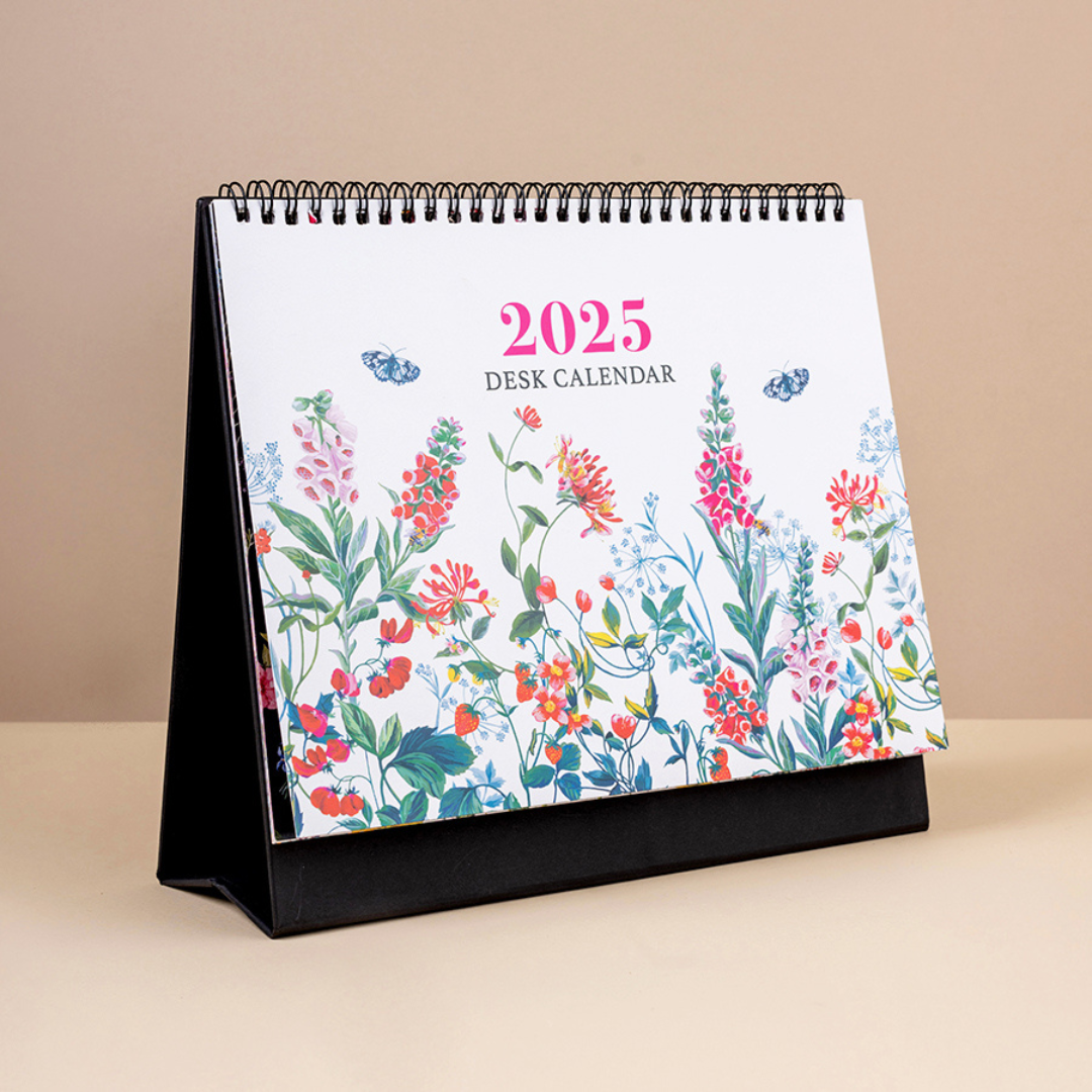 The Art loom 2025 Floral Escape Desk Calendar