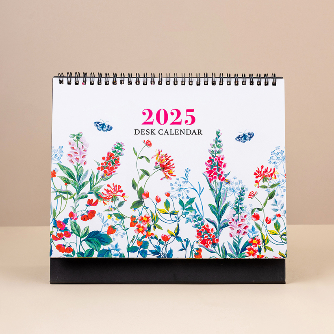 The Art loom 2025 Floral Escape Desk Calendar