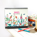 The Art loom 2025 Floral Escape Desk Calendar