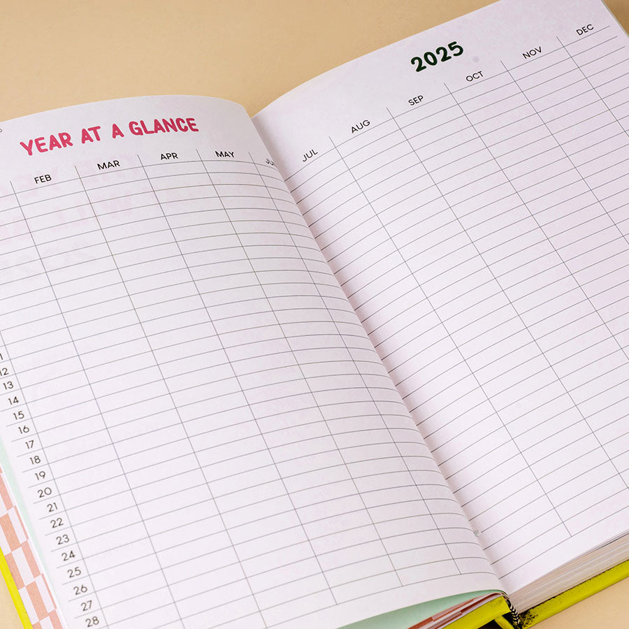 The Art Loom 2025 Annual Planner | Lush Forest