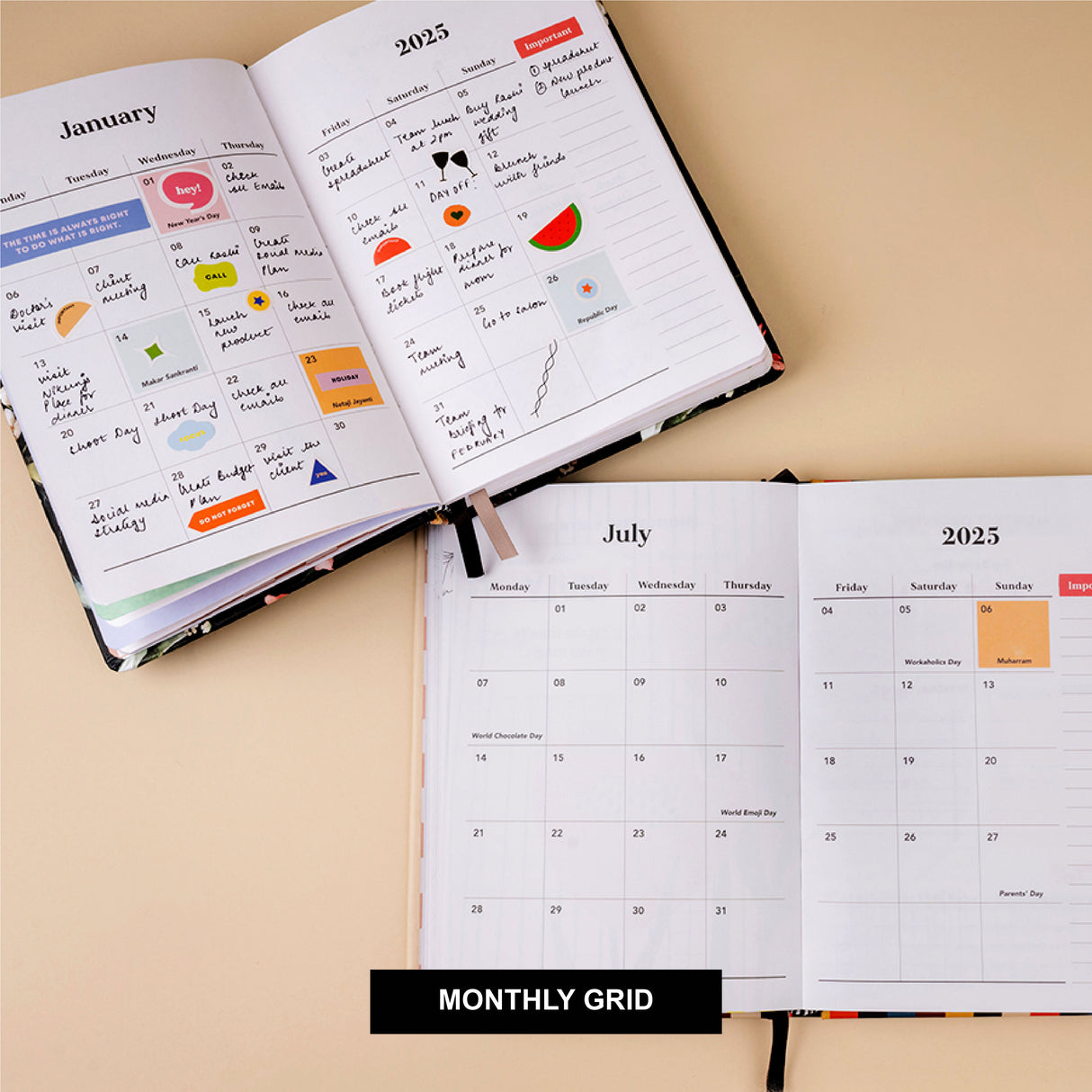 The Art Loom 2025 Annual Planner | Lush Forest