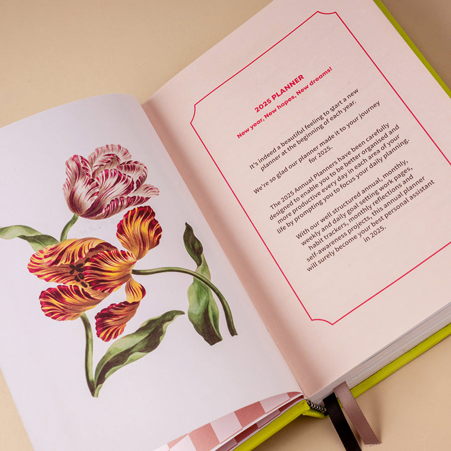The Art Loom 2025 Annual Planner | Lush Forest