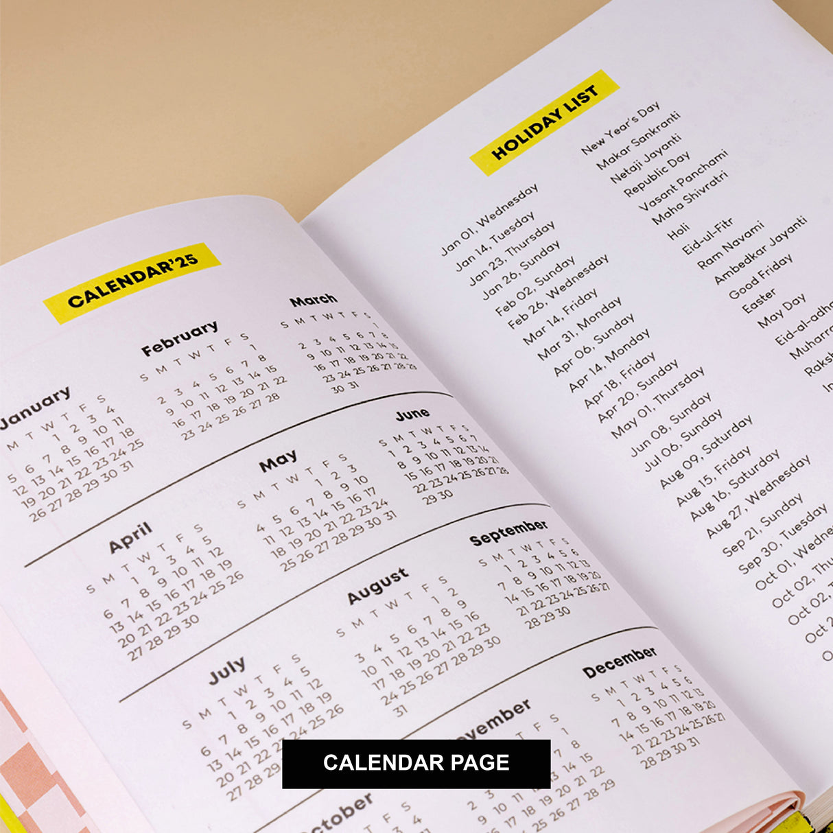 The Art Loom 2025 Annual Planner | Lush Forest