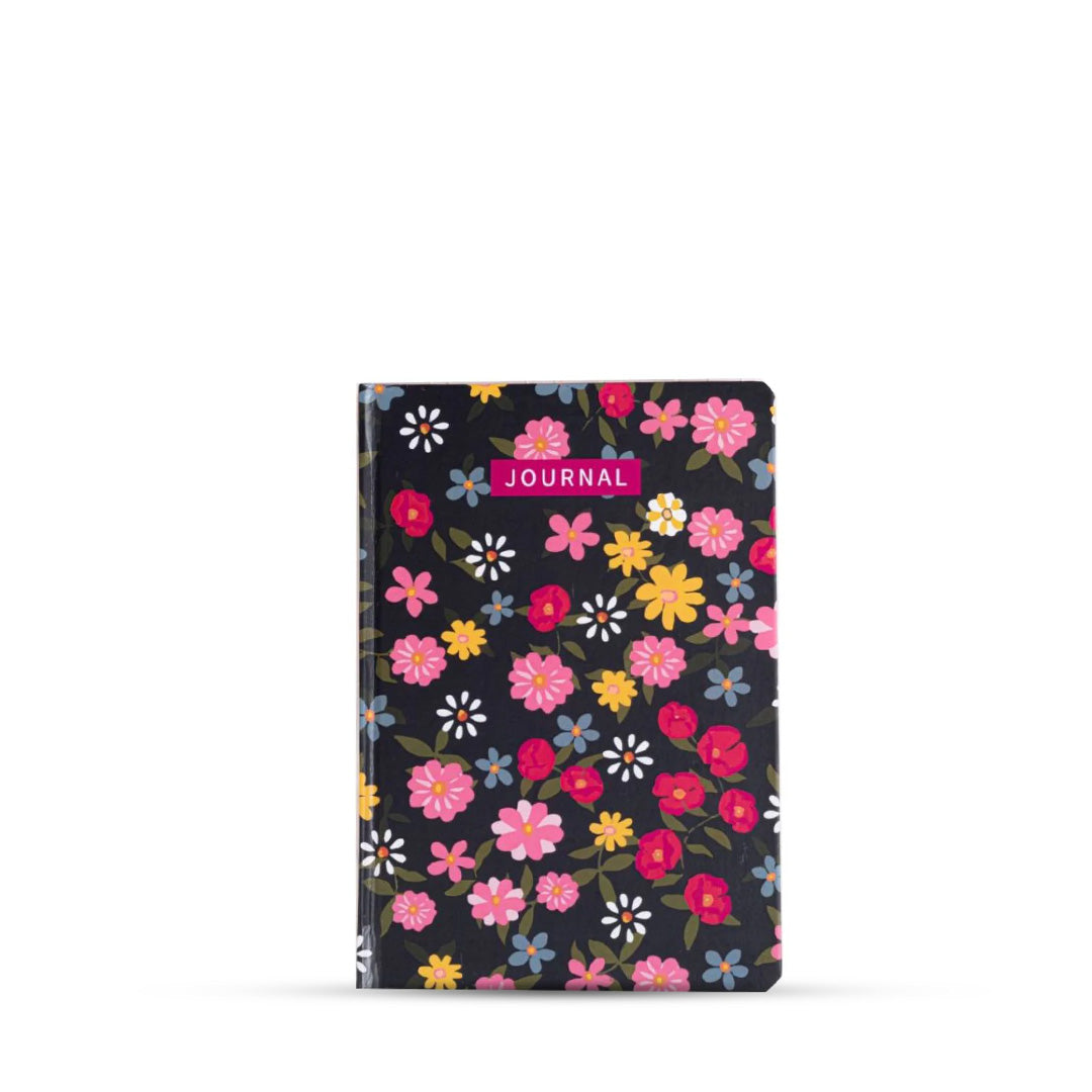 The Art Loom Black Wildflower A5 Journal