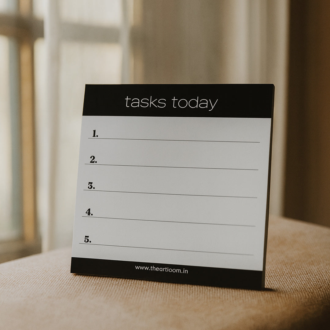 The Art Loom Classic Black Memo Pad