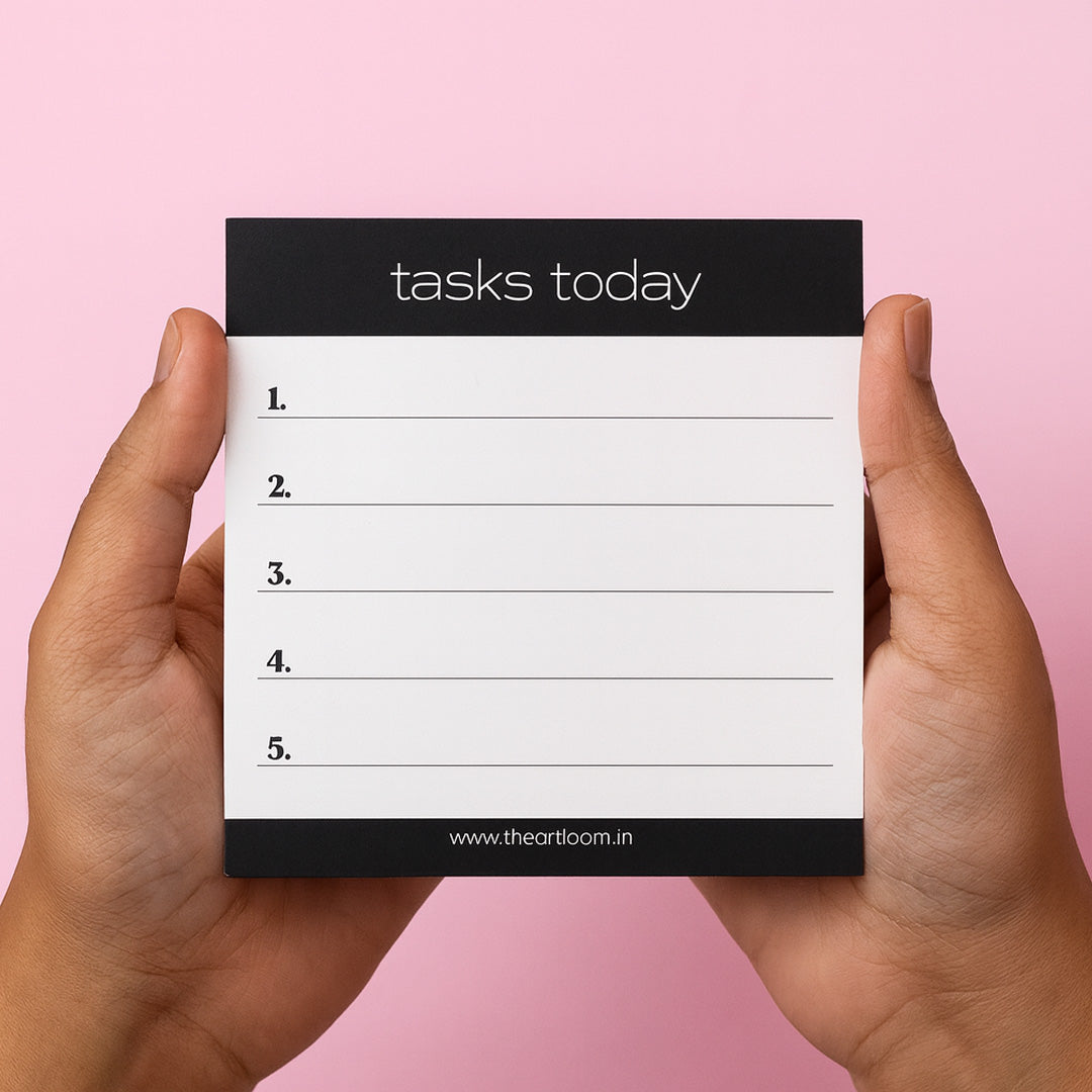 The Art Loom Classic Black Memo Pad