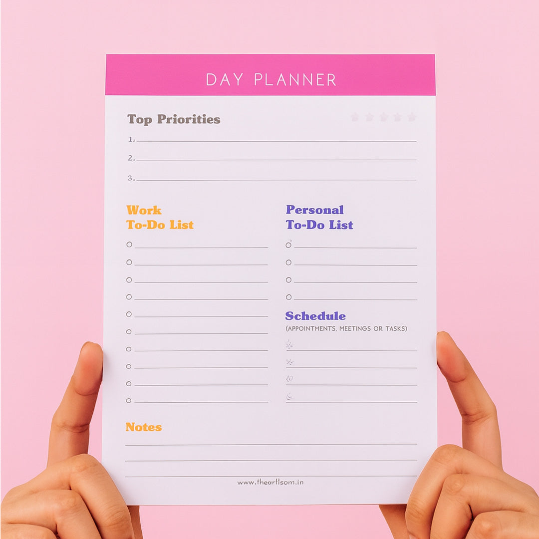 The Art Loom Pink Berry A5 Daily Planner