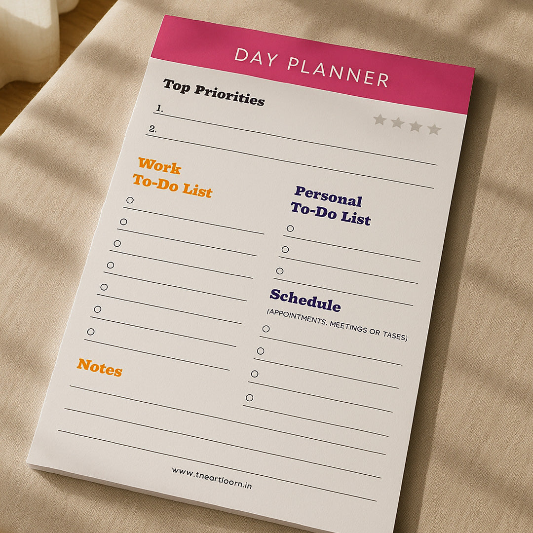 The Art Loom Pink Berry A5 Daily Planner