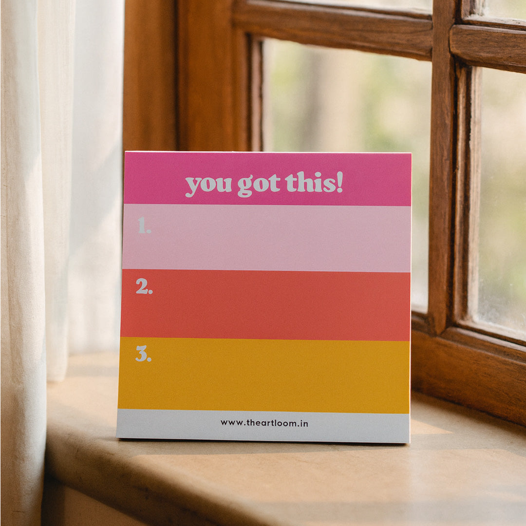 The Art Loom Sunset Memo Pad