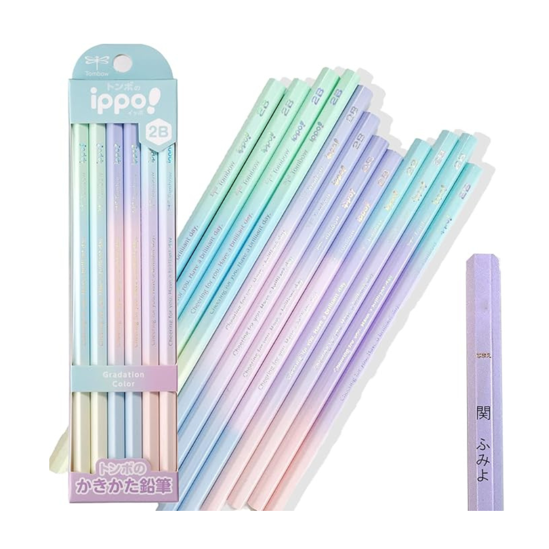 Tombow Ippo Kaki-kata Gradation Pencil-Set of 6