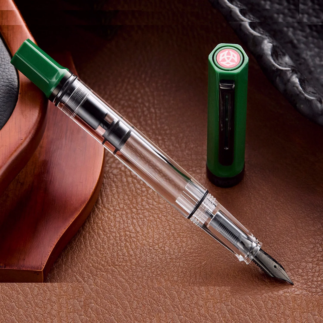 Twsbi Eco Irish Green with Onyx Fountain Pen