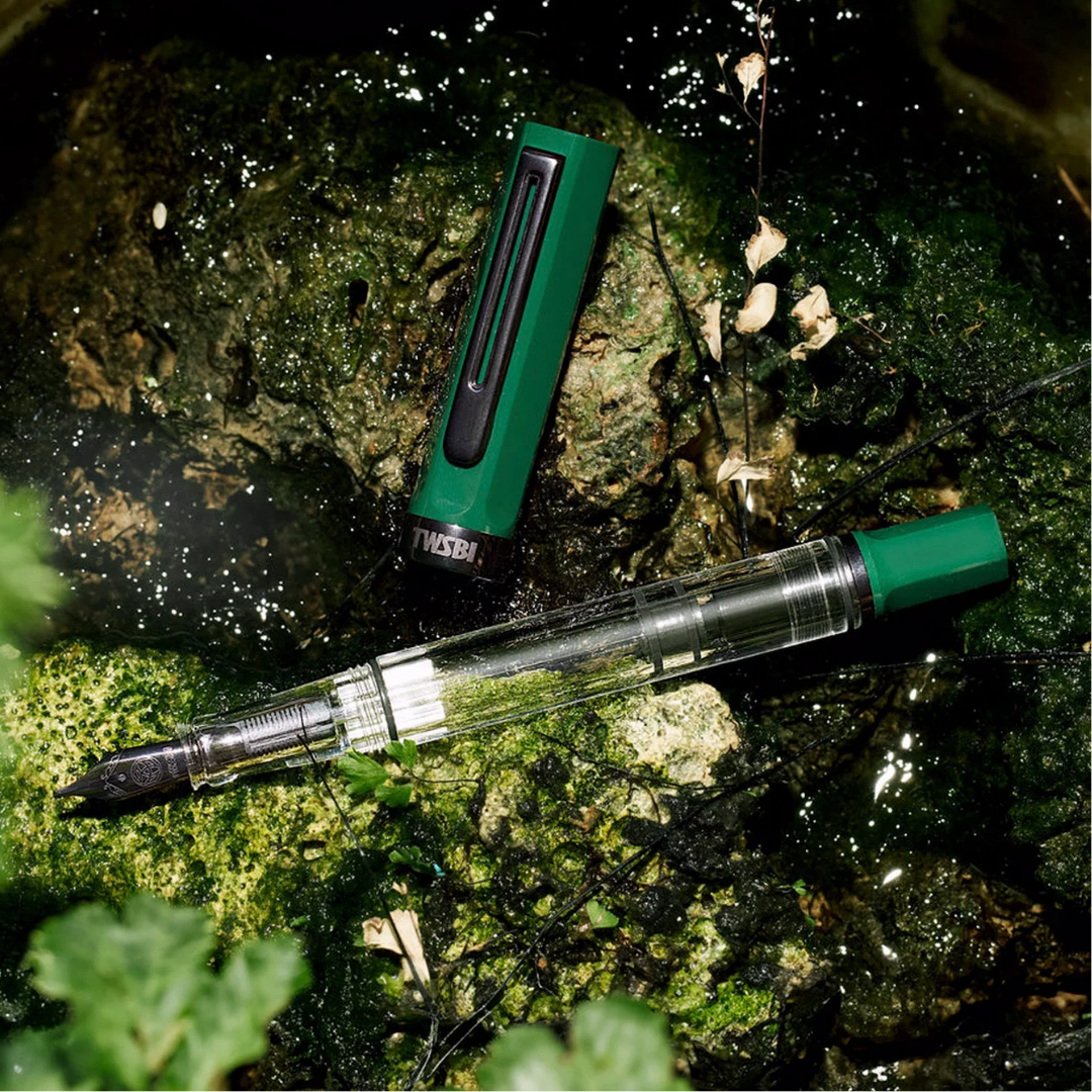 Twsbi Eco Irish Green with Onyx Fountain Pen