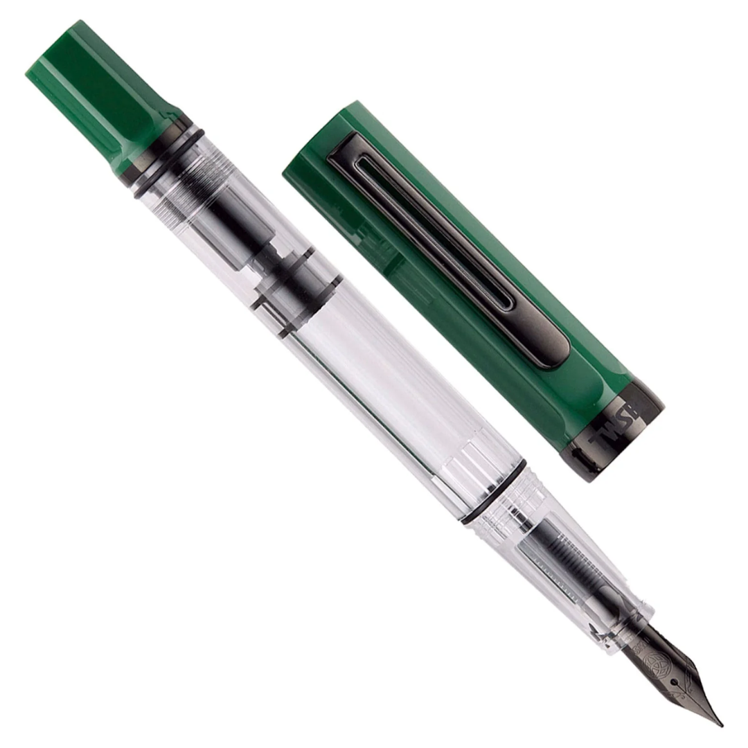 Twsbi Eco Irish Green with Onyx Fountain Pen