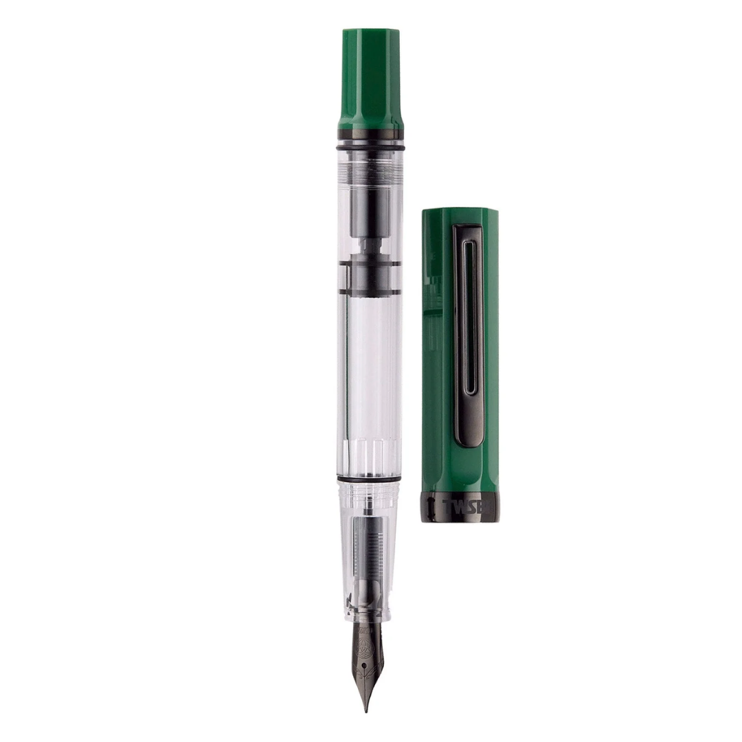 Twsbi Eco Irish Green with Onyx Fountain Pen