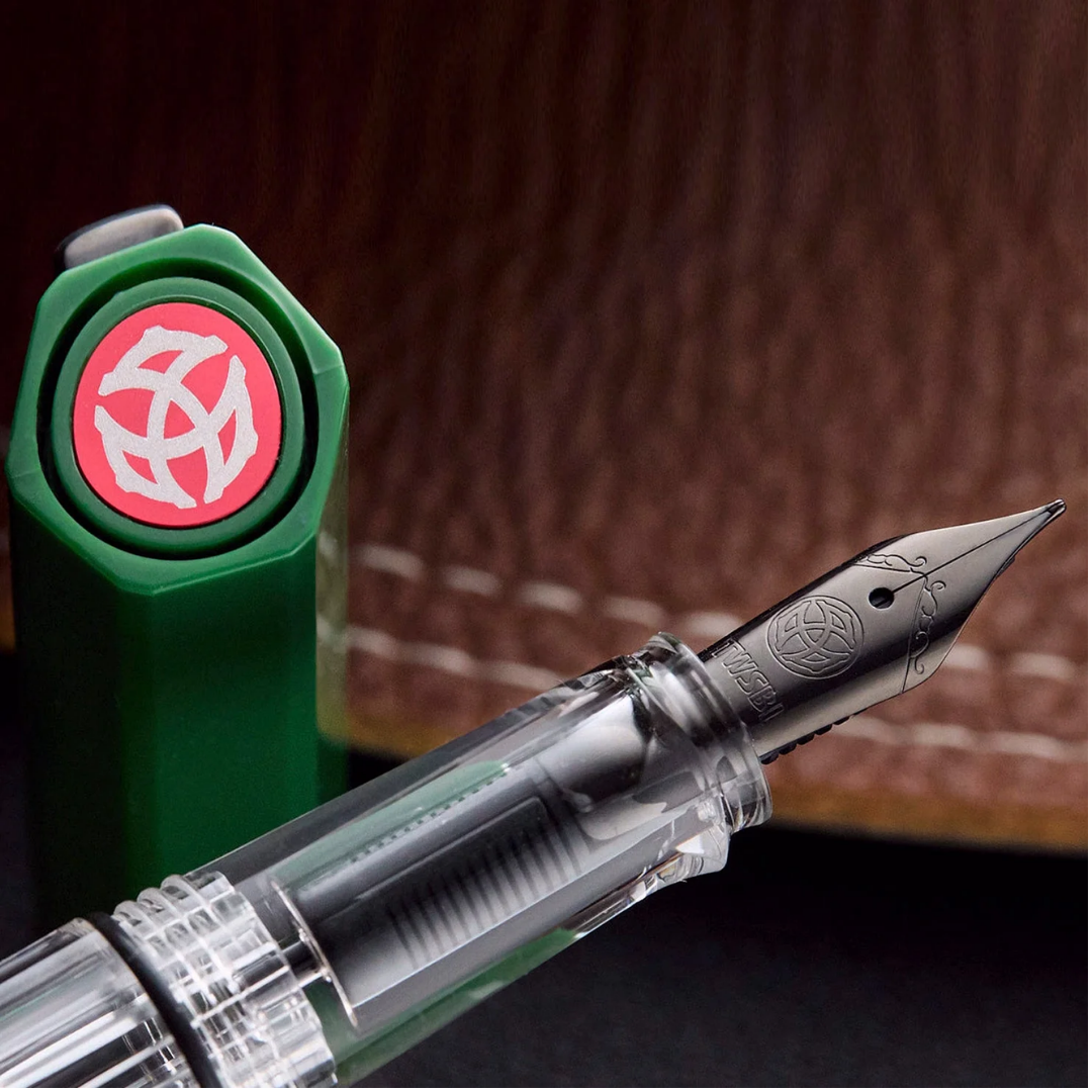 Twsbi Eco Irish Green with Onyx Fountain Pen