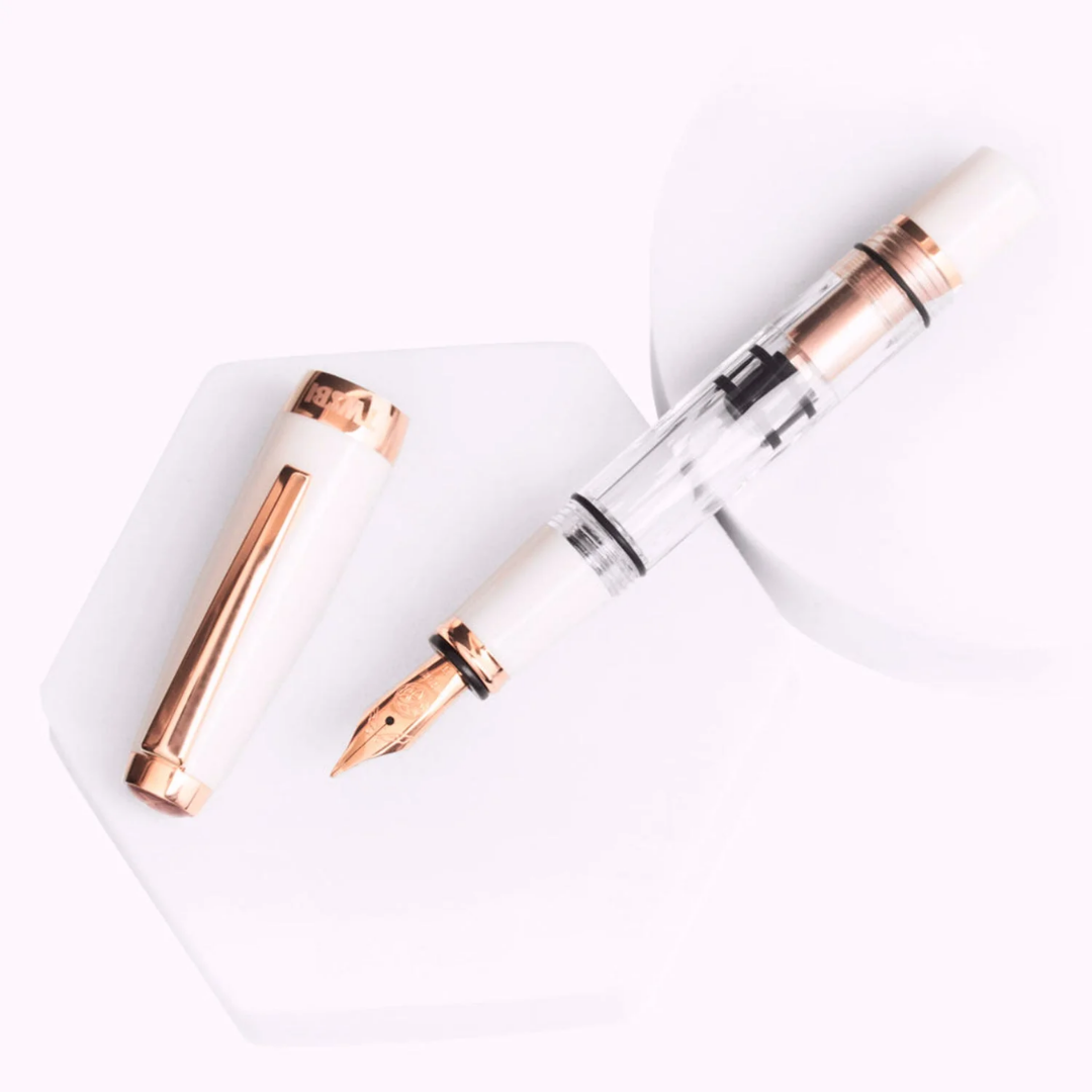 Twsbi Diamond Mini White Rose Gold Fountain Pen
