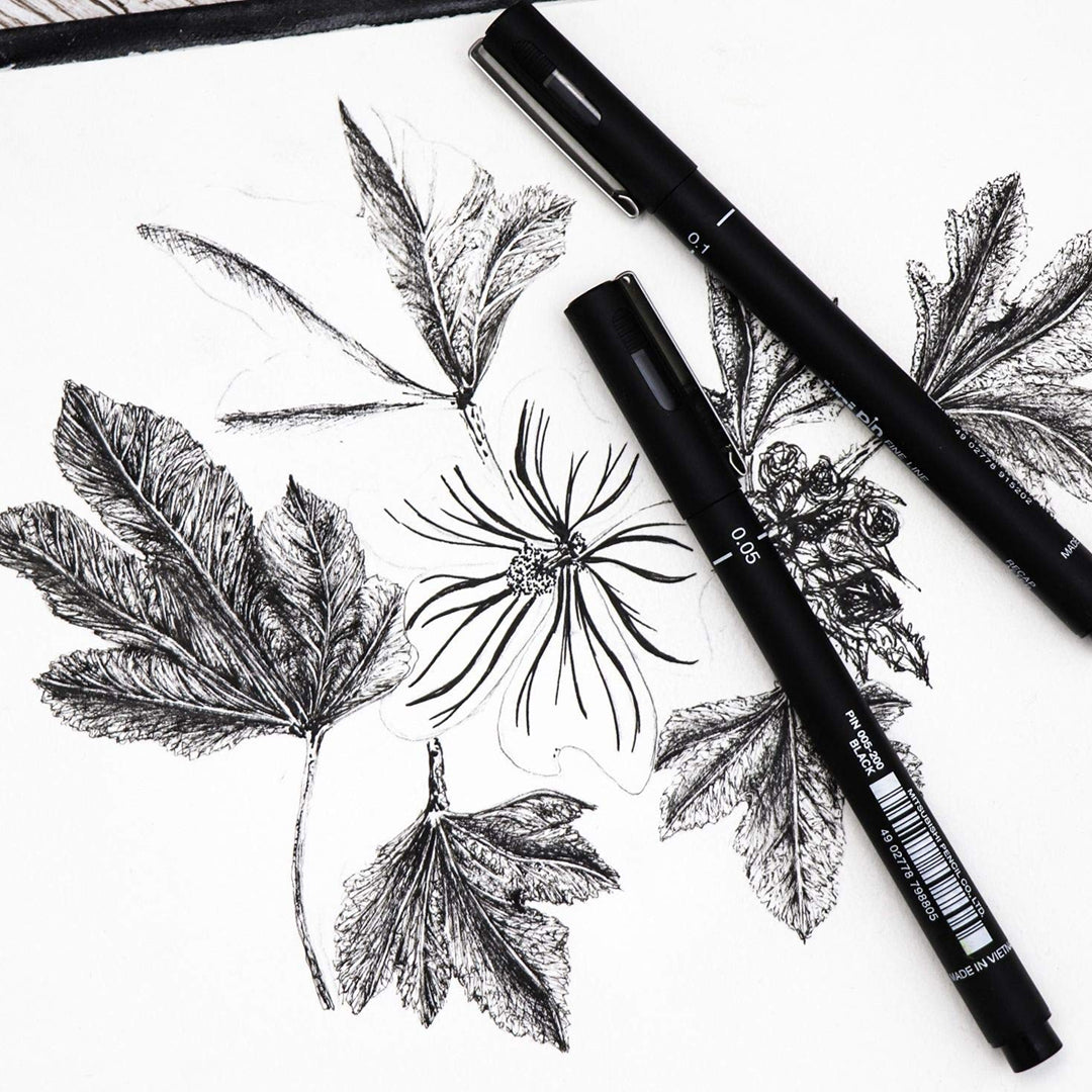 Uni-Ball Pin Fine Line Black Drawing Pen