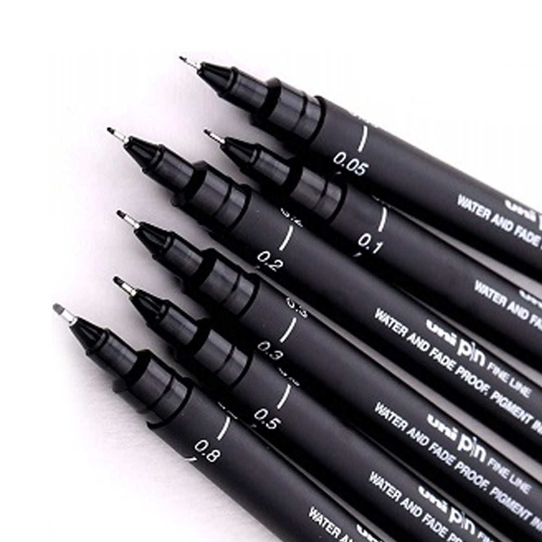 Uni-Ball Pin Fine Line Black Drawing Pen