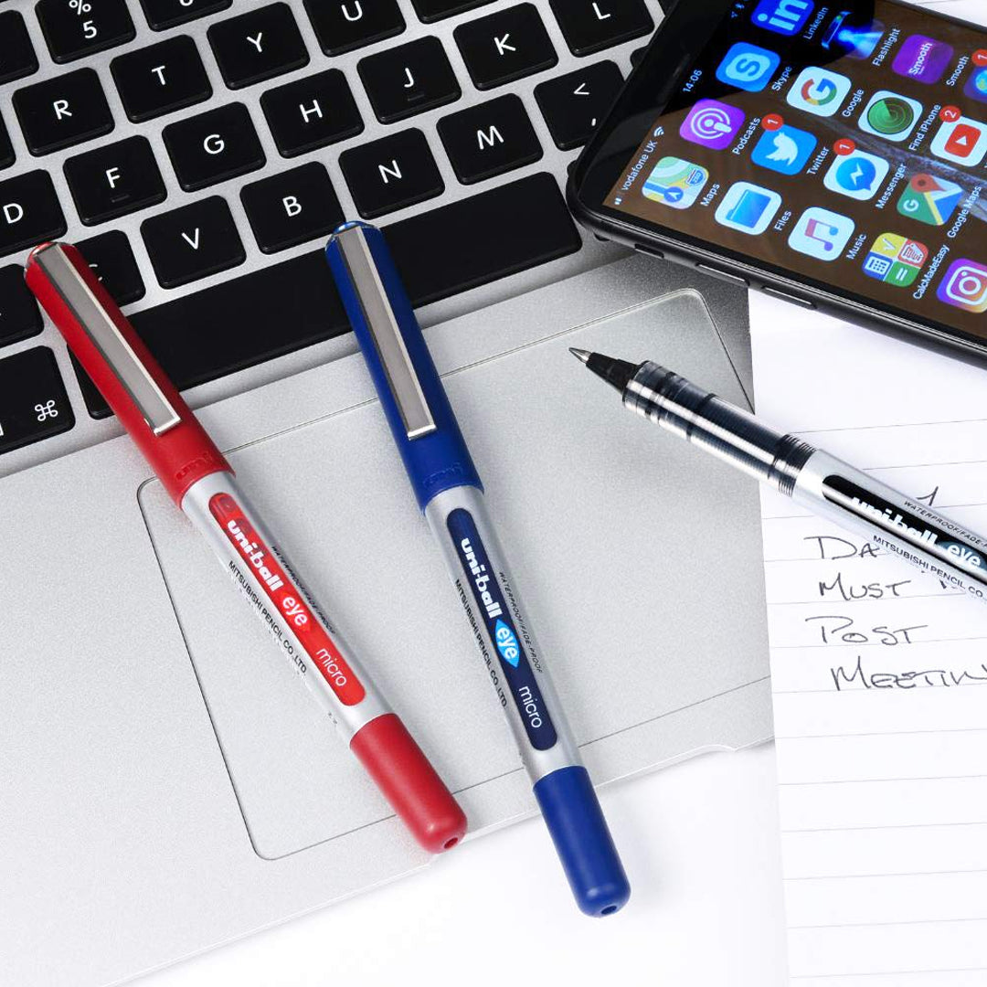 Uni-ball Eye Micro 0.5mm Roller Ball Pen Set