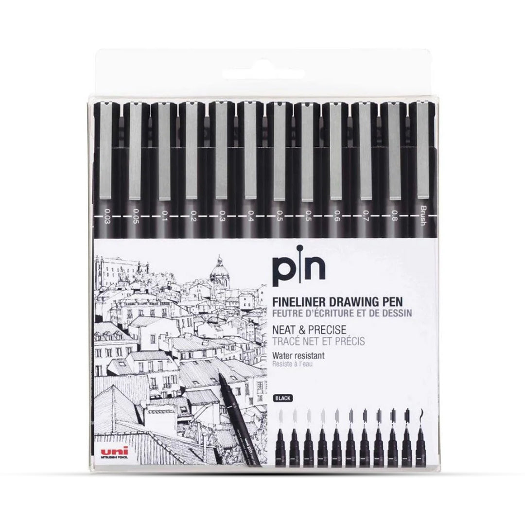 Uni-ball Fineliner Drawing Pens Pack