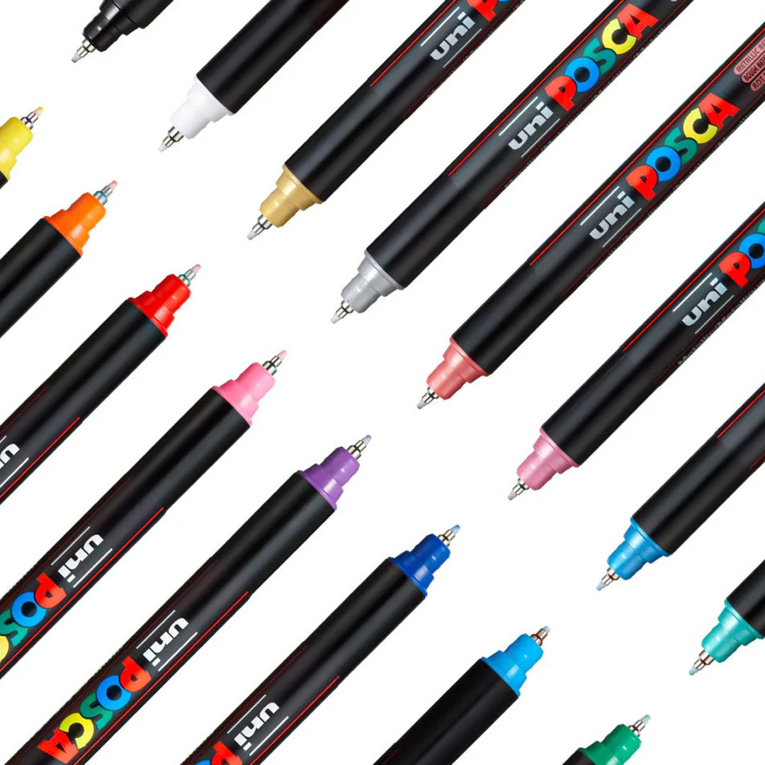Uni Ball Posca Markers Set