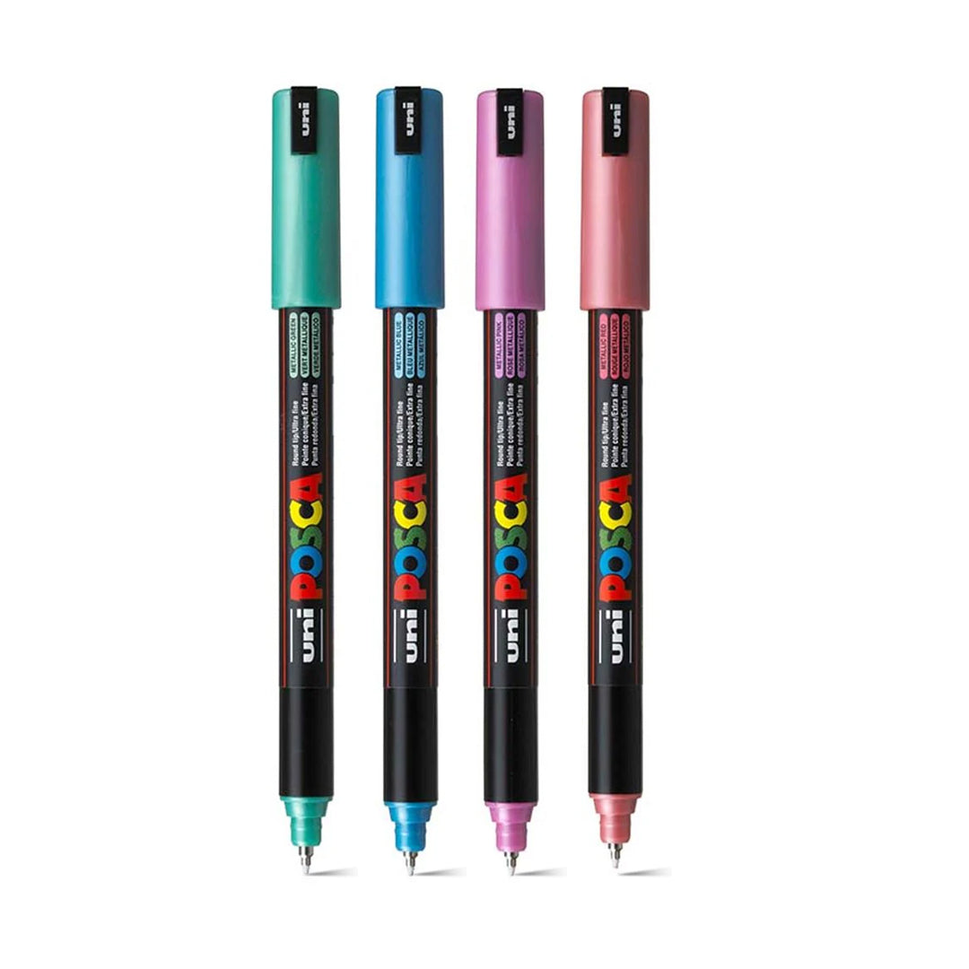 Uni Ball Posca Markers Set