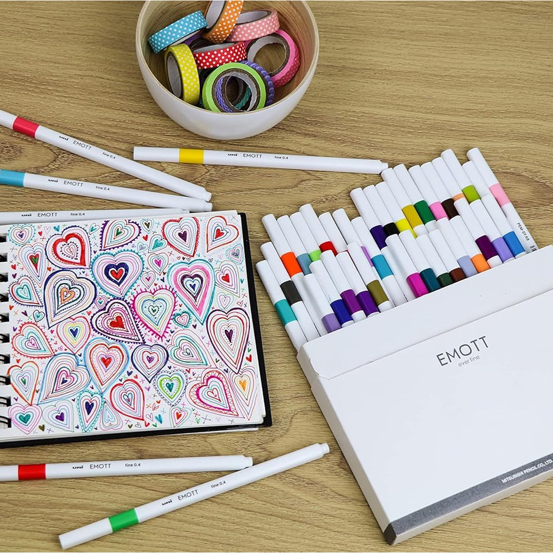 Uni Emott Pens Color Set