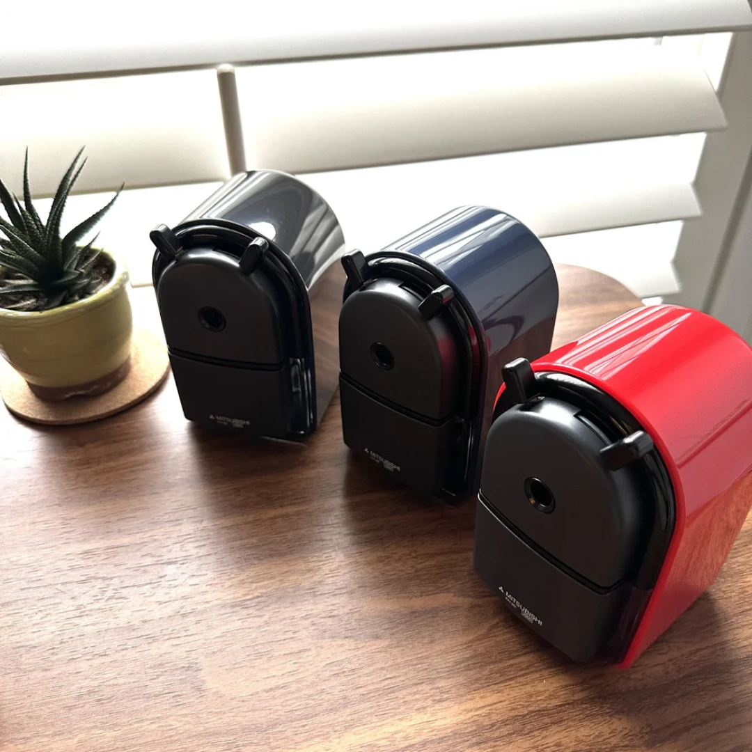 Uni Hand Crank Wooden Pencil Sharpener