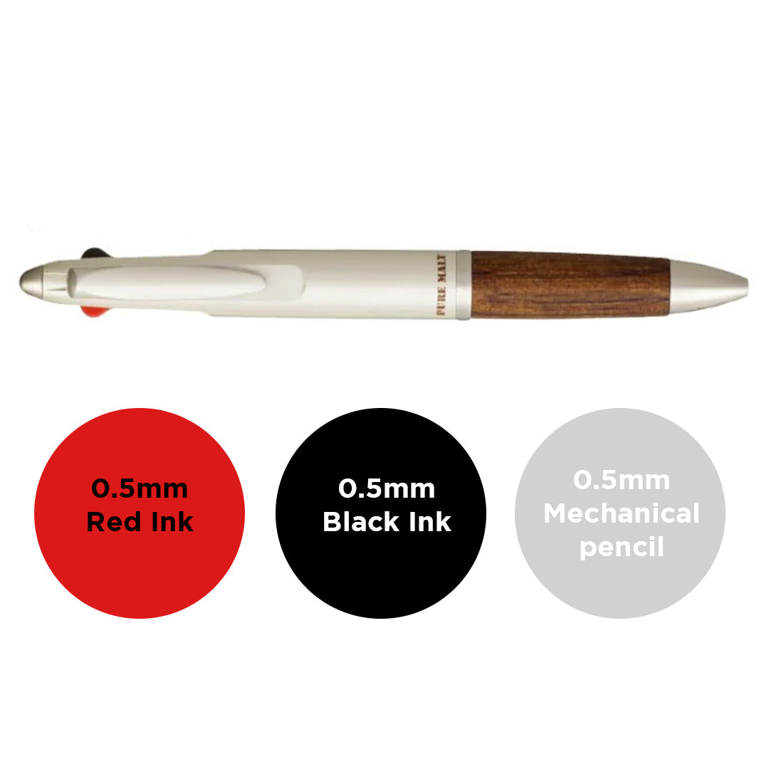 Uni Jetstream Pure Malt 2in1 Pencil & Ballpoint Multi Pen
