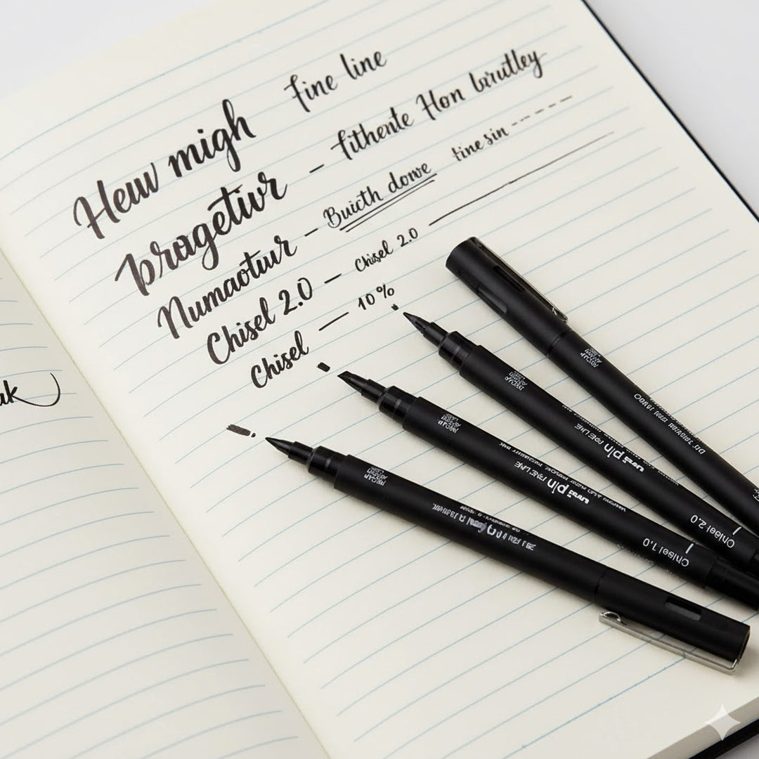 DNO Uni-Ball Pin Chisel Fineliner