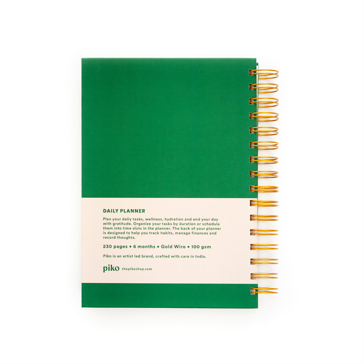 Piko Undated Daily Planner