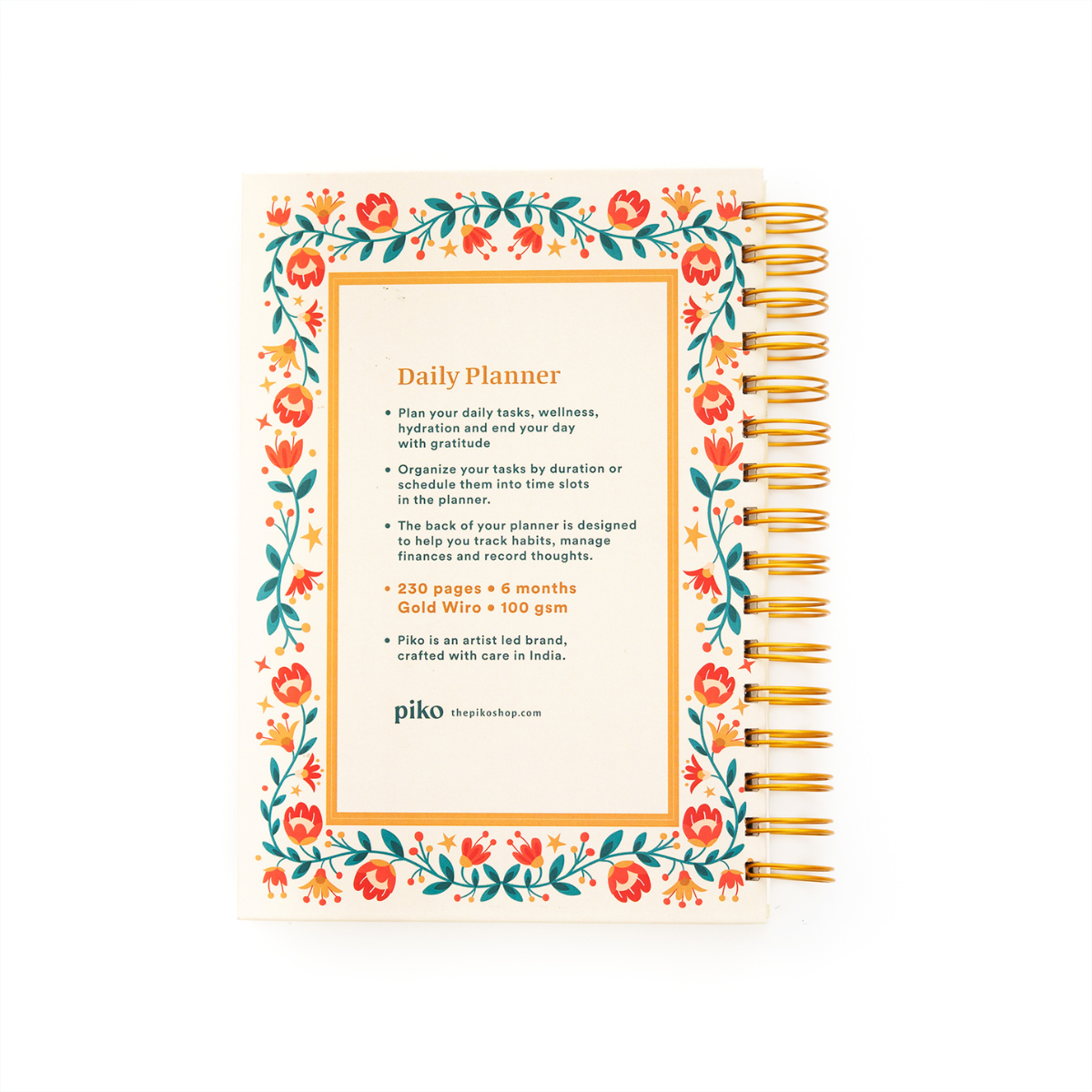 Piko Undated Daily Planner