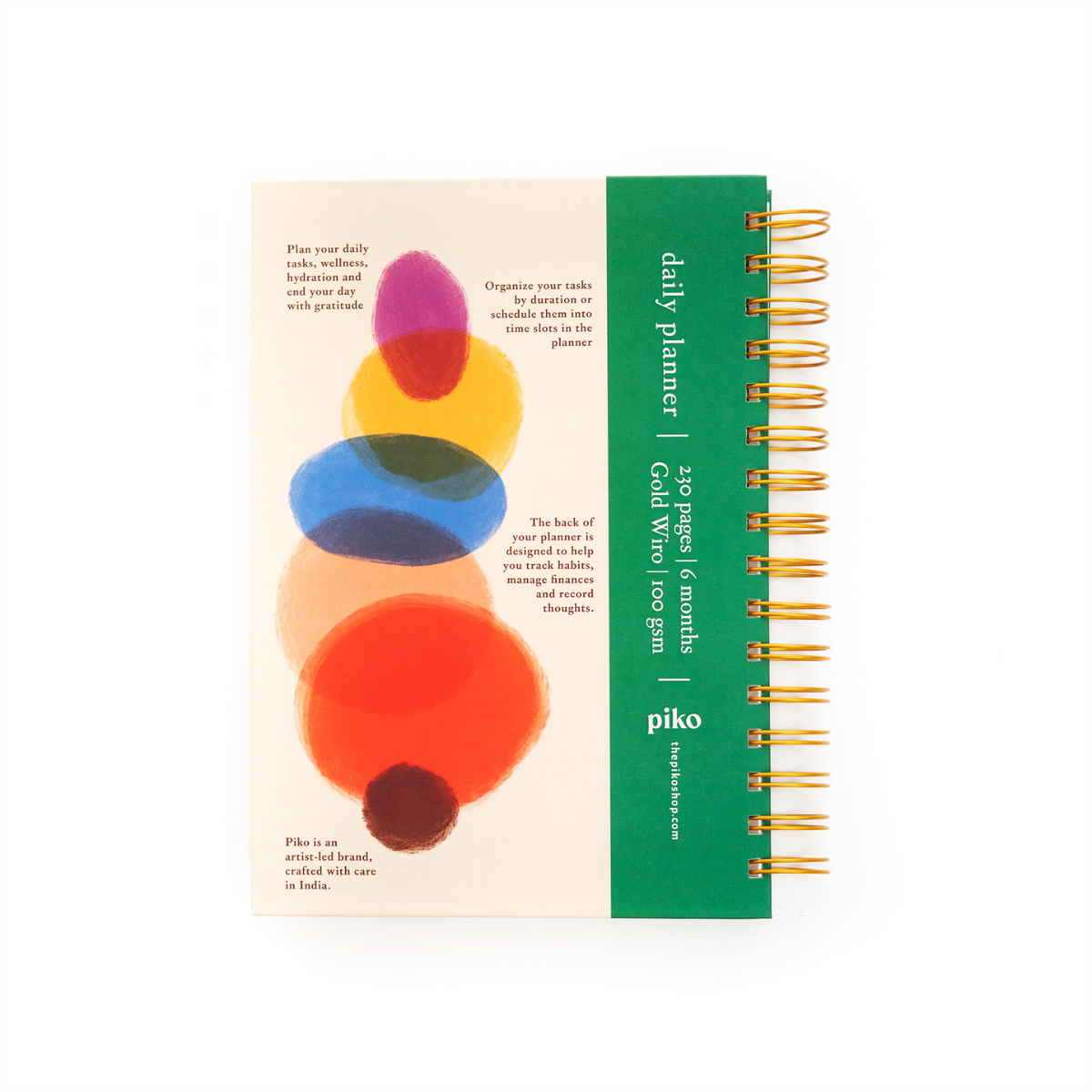 Piko Undated Daily Planner