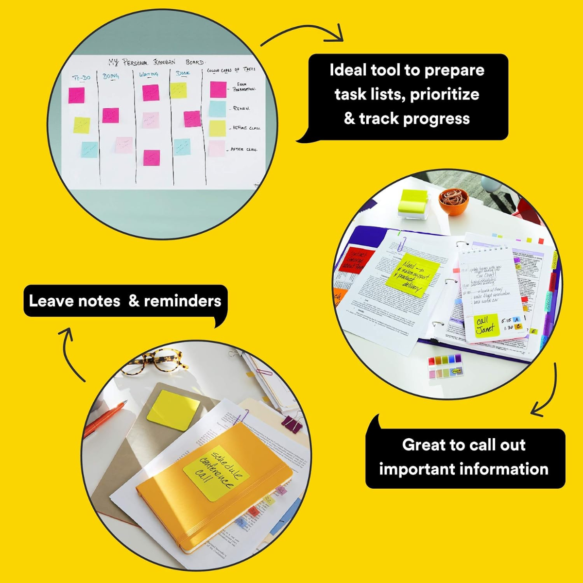 Post-it 3M Super Sticky Notes Set