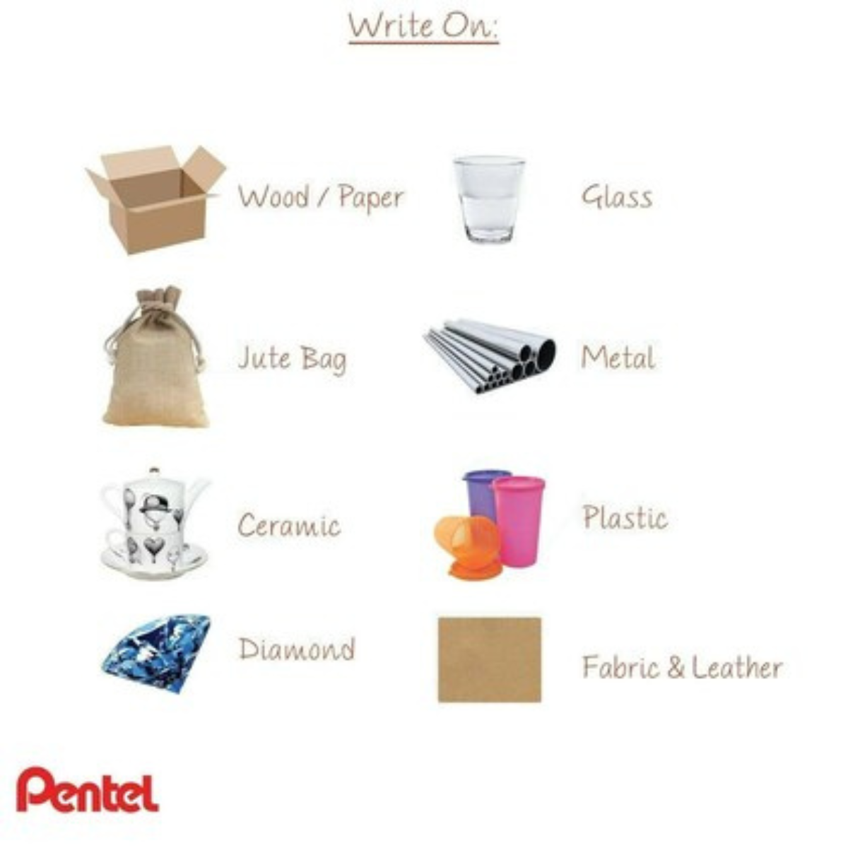 Pentel Xtra Large Permanent Marker Set