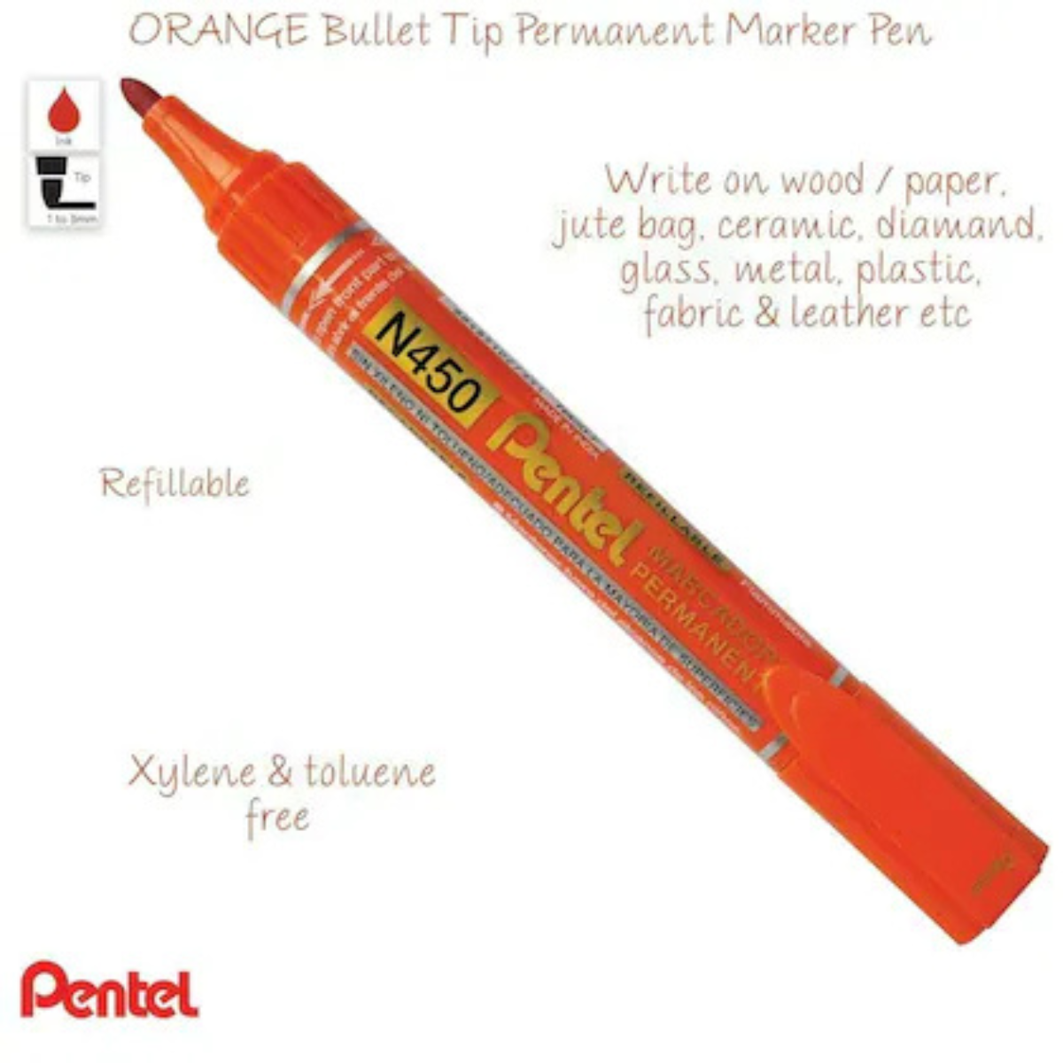 Pentel Xtra Large Permanent Marker Set