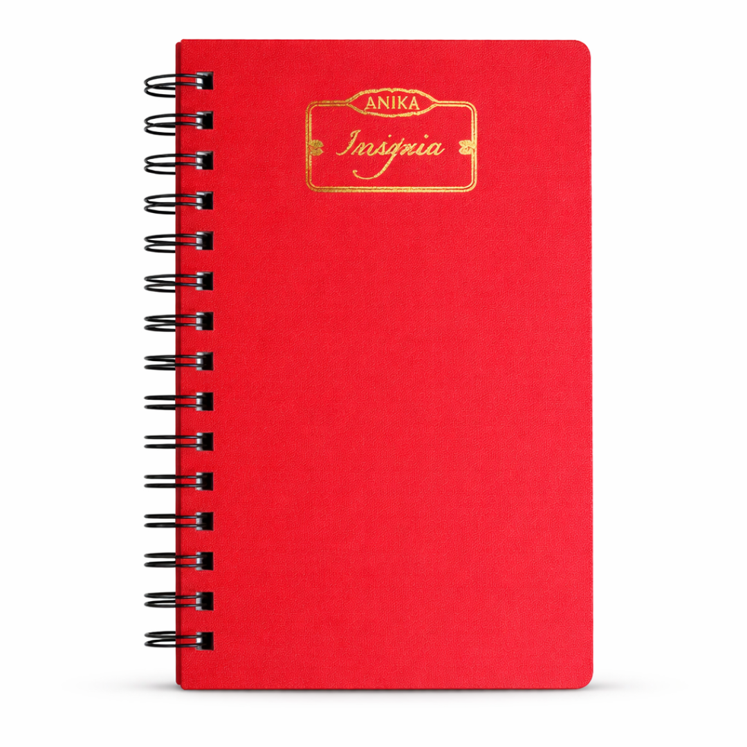 Anika Solitaire Dotted Wiro Notebook