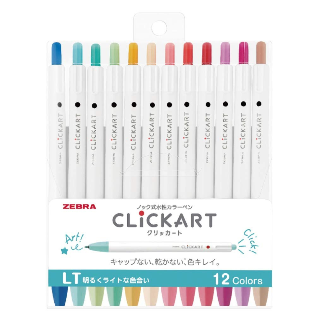 Zebra Clickart Color Pen Set