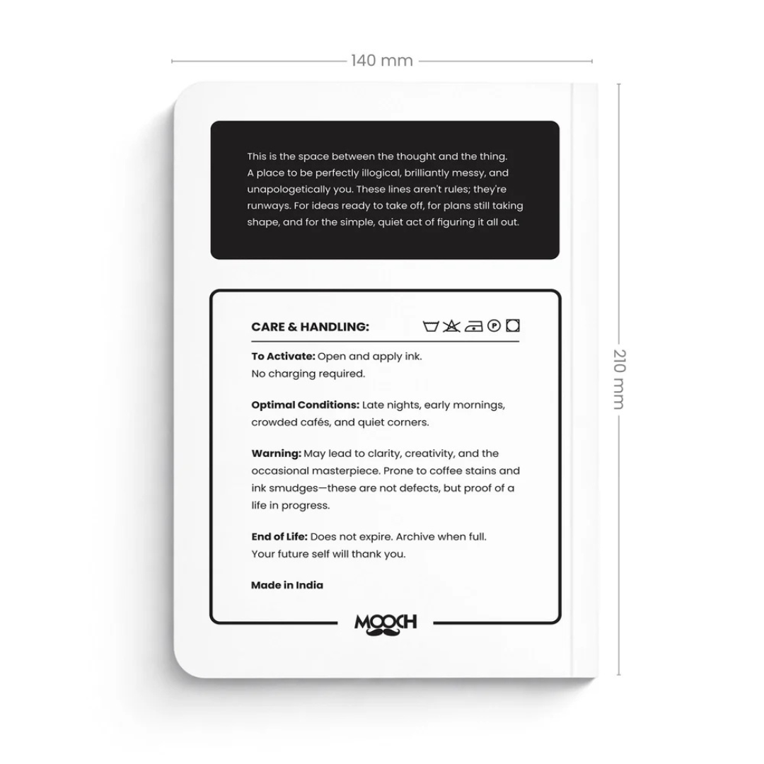 Mooch Ruled Notebook